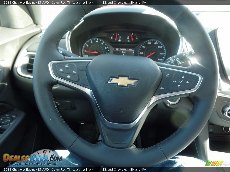 2018 Chevrolet Equinox LT AWD Cajun Red Tintcoat / Jet Black Photo #36