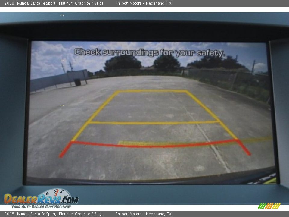 2018 Hyundai Santa Fe Sport Platinum Graphite / Beige Photo #13