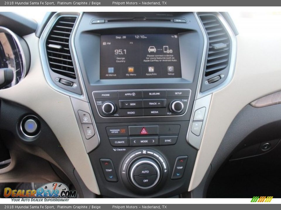 2018 Hyundai Santa Fe Sport Platinum Graphite / Beige Photo #14