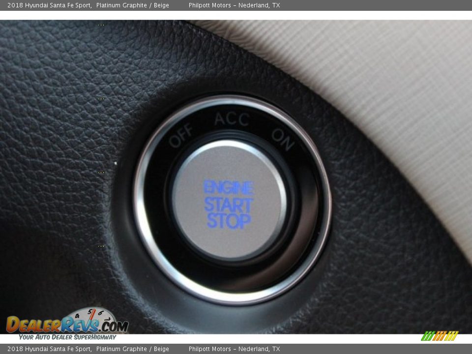 2018 Hyundai Santa Fe Sport Platinum Graphite / Beige Photo #15