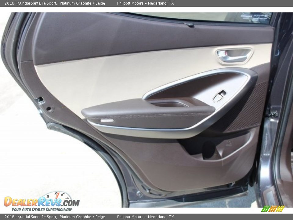 2018 Hyundai Santa Fe Sport Platinum Graphite / Beige Photo #19