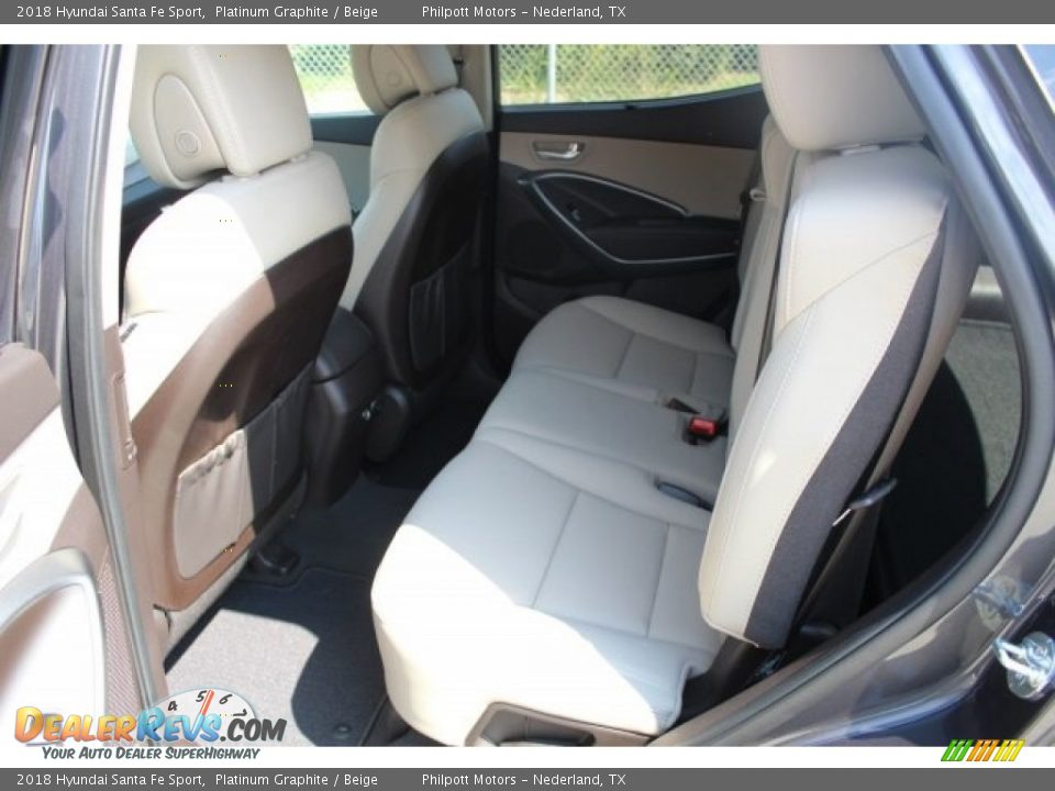 2018 Hyundai Santa Fe Sport Platinum Graphite / Beige Photo #20