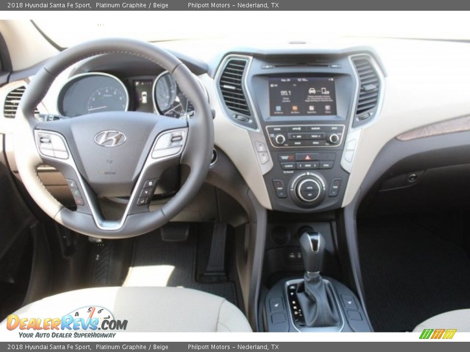 2018 Hyundai Santa Fe Sport Platinum Graphite / Beige Photo #21