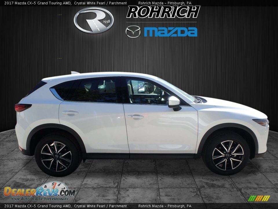 2017 Mazda CX-5 Grand Touring AWD Crystal White Pearl / Parchment Photo #2