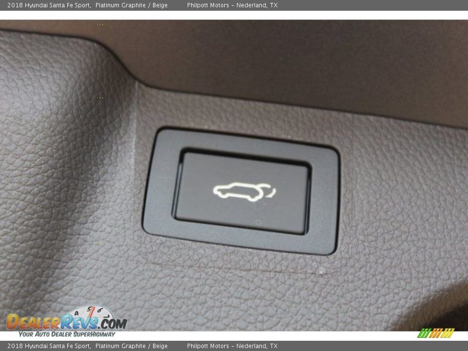 2018 Hyundai Santa Fe Sport Platinum Graphite / Beige Photo #24