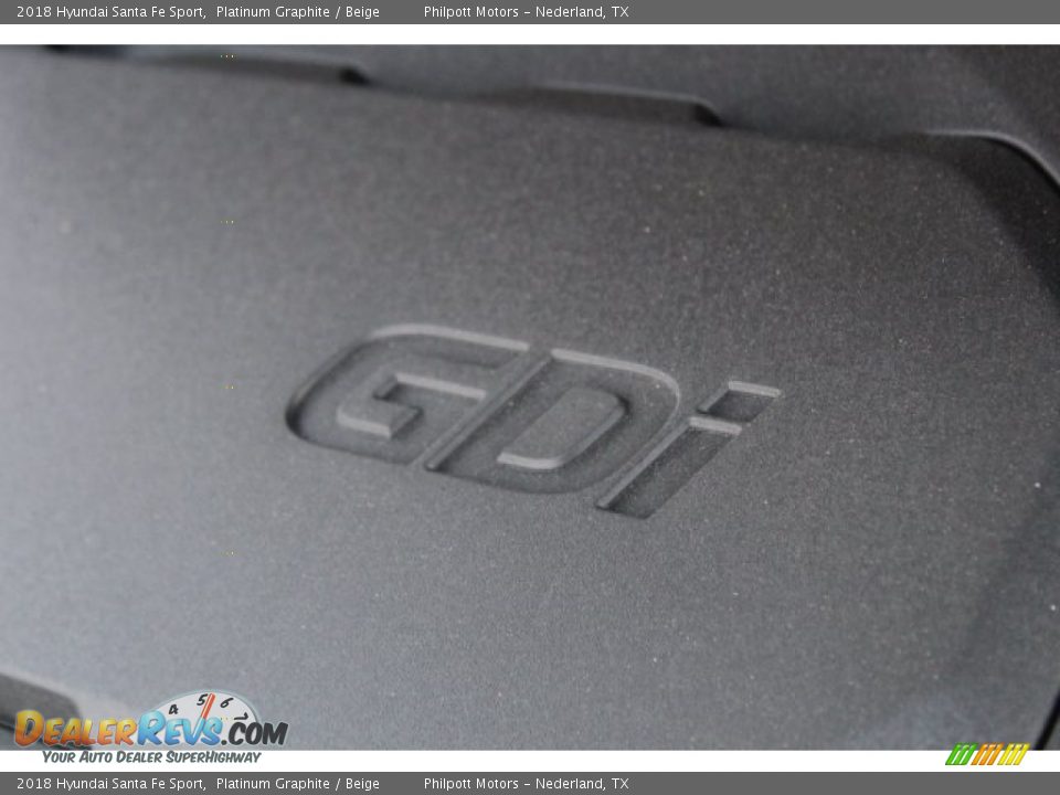 2018 Hyundai Santa Fe Sport Platinum Graphite / Beige Photo #26