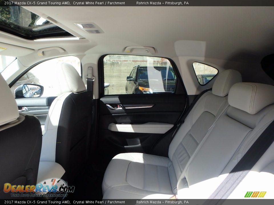 2017 Mazda CX-5 Grand Touring AWD Crystal White Pearl / Parchment Photo #8