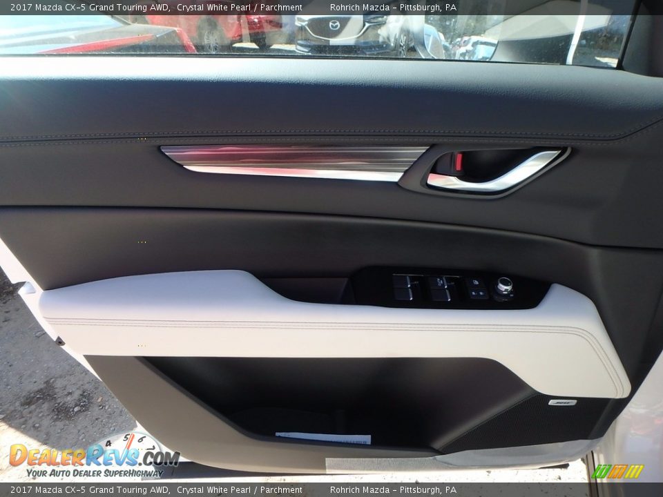 2017 Mazda CX-5 Grand Touring AWD Crystal White Pearl / Parchment Photo #10