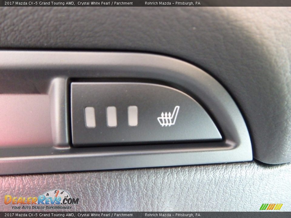 2017 Mazda CX-5 Grand Touring AWD Crystal White Pearl / Parchment Photo #14