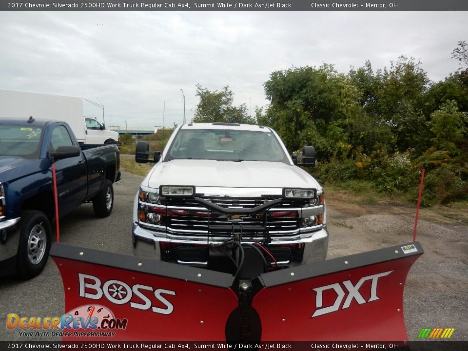 2017 Chevrolet Silverado 2500HD Work Truck Regular Cab 4x4 Summit White / Dark Ash/Jet Black Photo #2