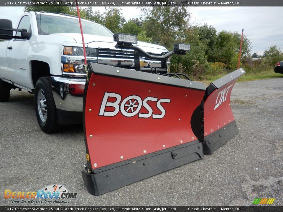 2017 Chevrolet Silverado 2500HD Work Truck Regular Cab 4x4 Summit White / Dark Ash/Jet Black Photo #10