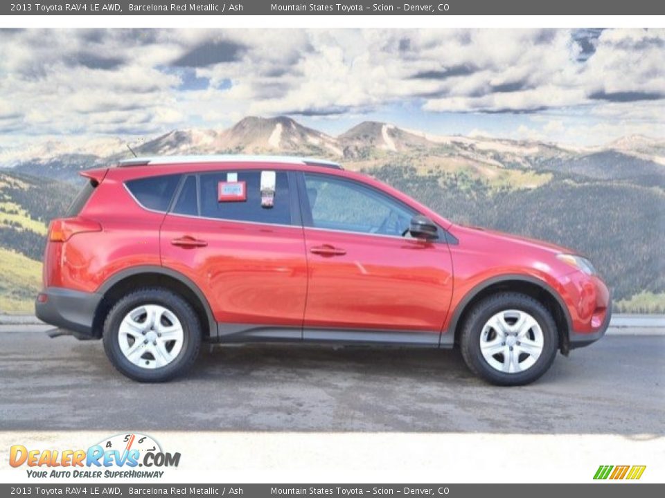 2013 Toyota RAV4 LE AWD Barcelona Red Metallic / Ash Photo #2