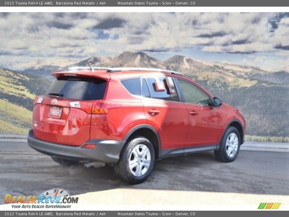 2013 Toyota RAV4 LE AWD Barcelona Red Metallic / Ash Photo #3