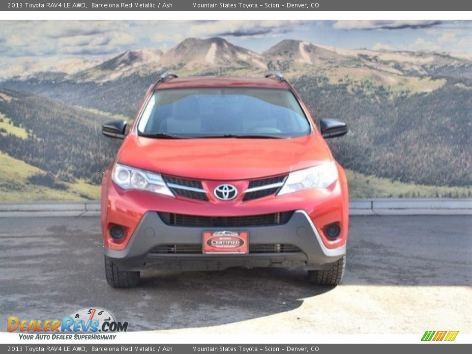 2013 Toyota RAV4 LE AWD Barcelona Red Metallic / Ash Photo #4