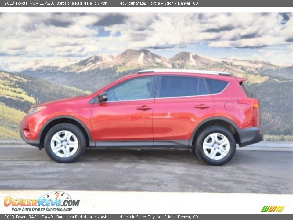 2013 Toyota RAV4 LE AWD Barcelona Red Metallic / Ash Photo #6