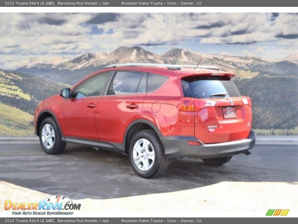 2013 Toyota RAV4 LE AWD Barcelona Red Metallic / Ash Photo #8