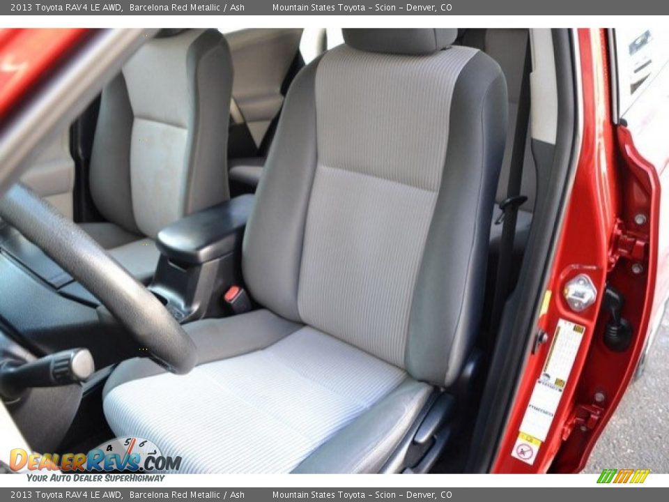 2013 Toyota RAV4 LE AWD Barcelona Red Metallic / Ash Photo #12