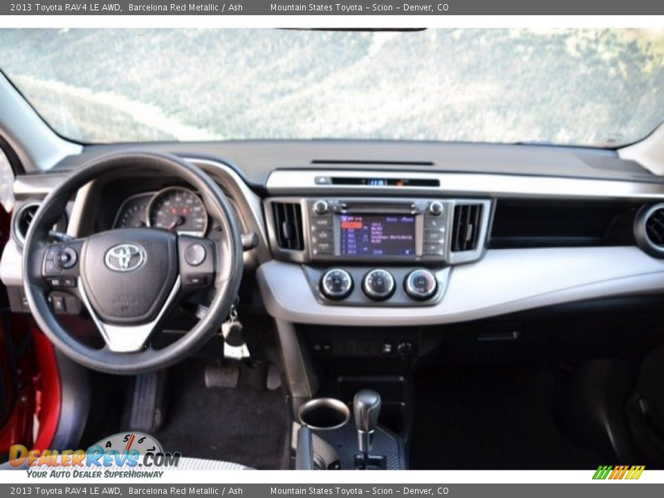 2013 Toyota RAV4 LE AWD Barcelona Red Metallic / Ash Photo #13