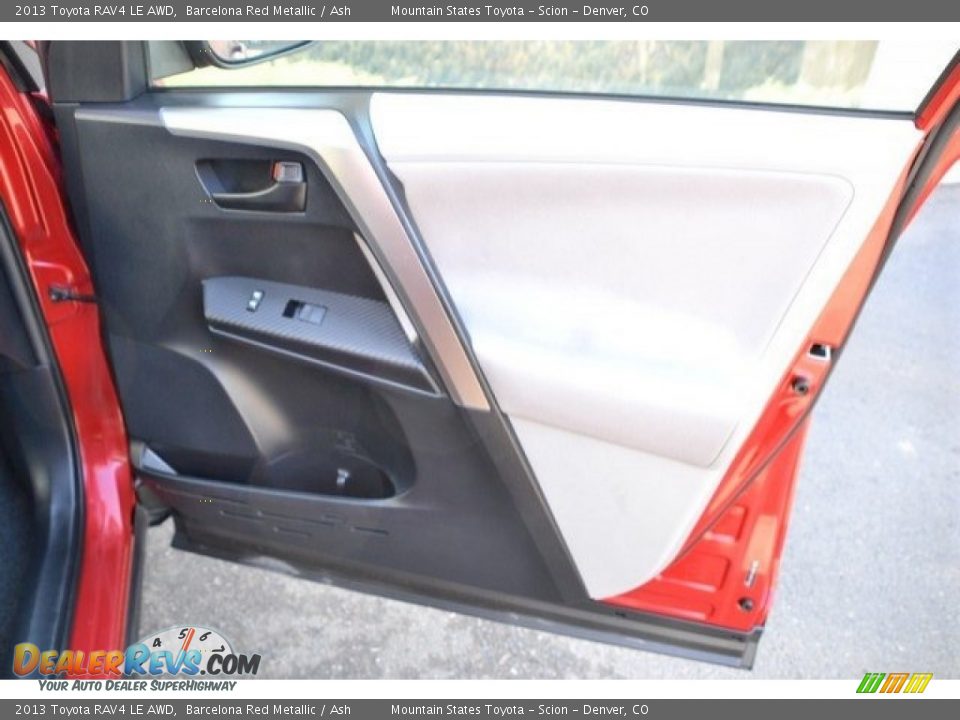 2013 Toyota RAV4 LE AWD Barcelona Red Metallic / Ash Photo #25