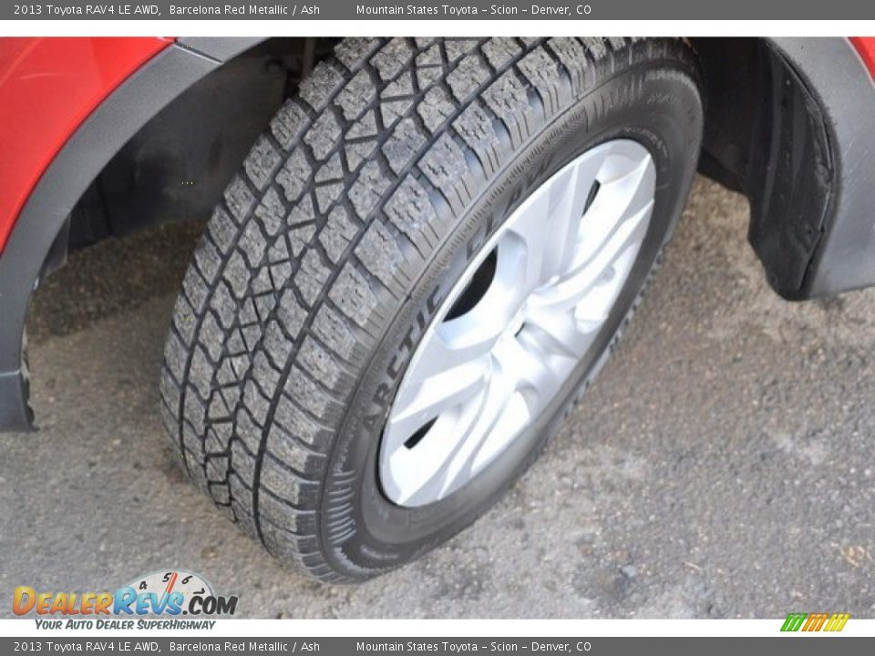 2013 Toyota RAV4 LE AWD Barcelona Red Metallic / Ash Photo #28