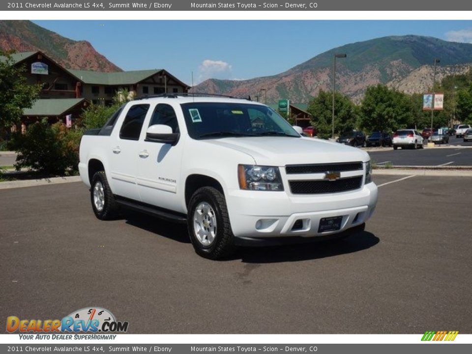 2011 Chevrolet Avalanche LS 4x4 Summit White / Ebony Photo #1