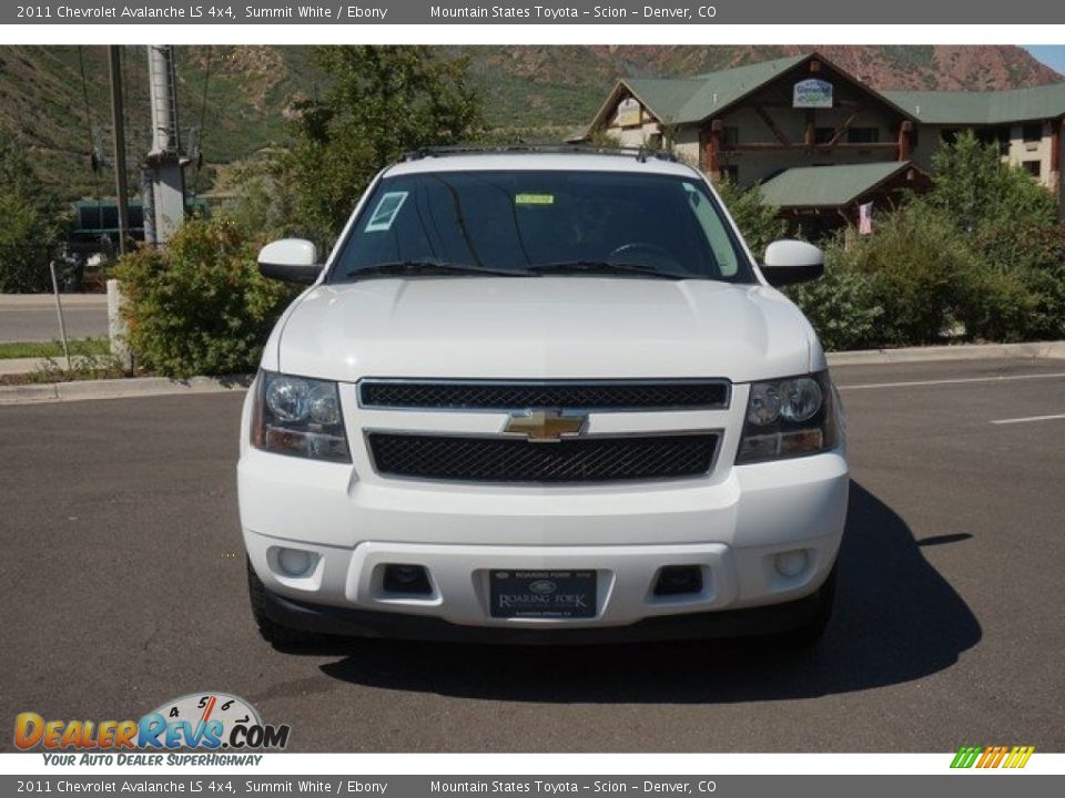 2011 Chevrolet Avalanche LS 4x4 Summit White / Ebony Photo #3