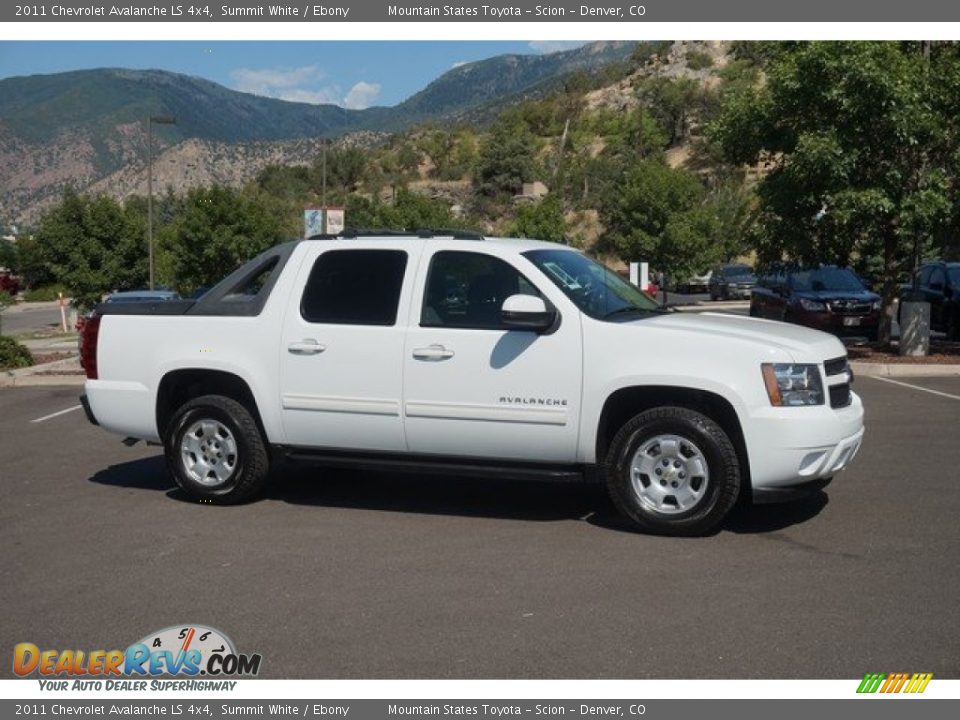2011 Chevrolet Avalanche LS 4x4 Summit White / Ebony Photo #5