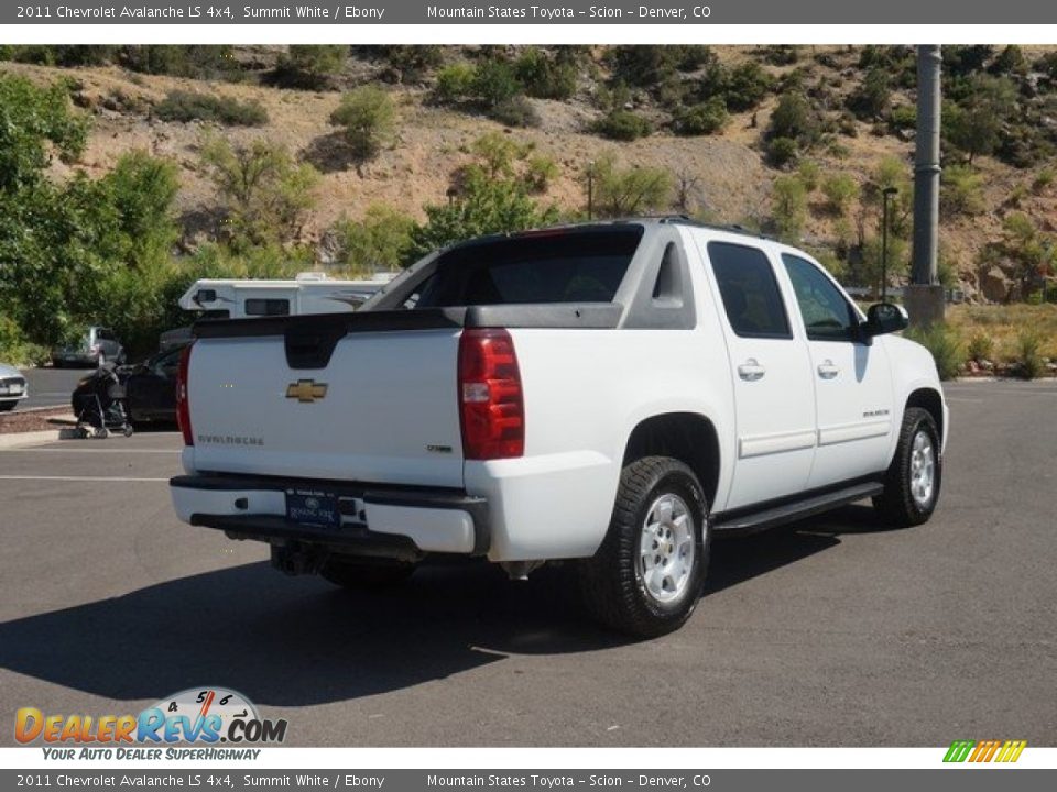 2011 Chevrolet Avalanche LS 4x4 Summit White / Ebony Photo #6