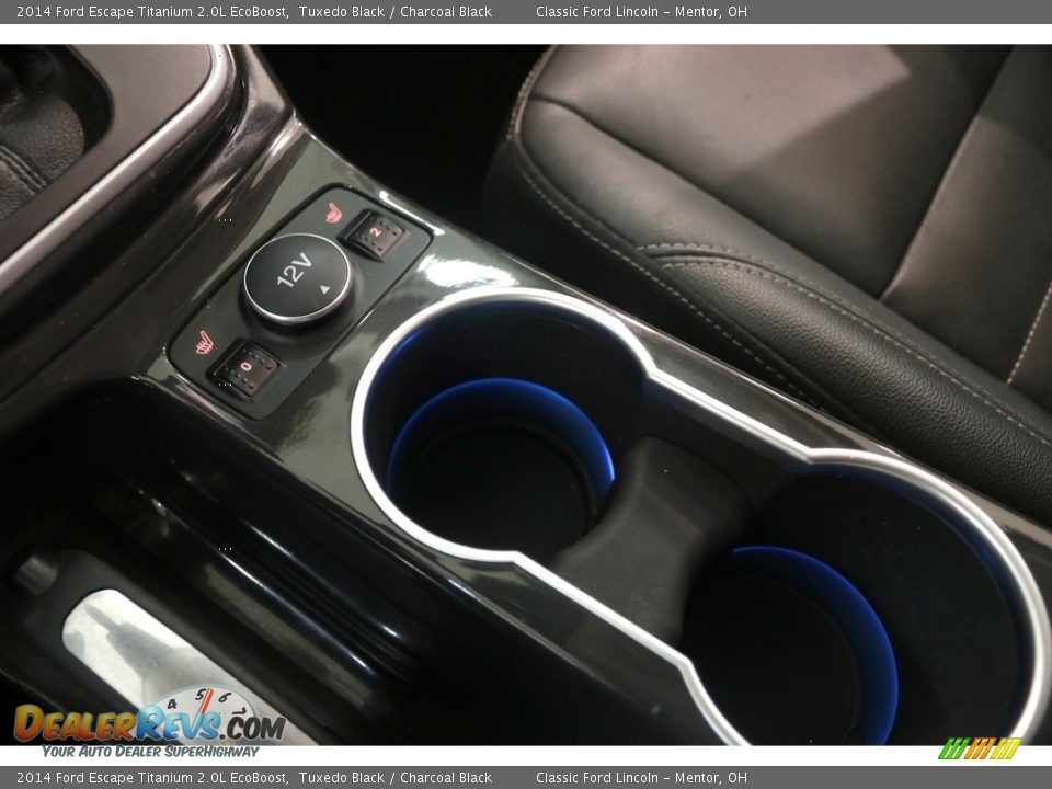 2014 Ford Escape Titanium 2.0L EcoBoost Tuxedo Black / Charcoal Black Photo #15