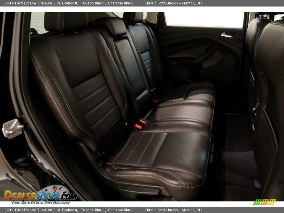 2014 Ford Escape Titanium 2.0L EcoBoost Tuxedo Black / Charcoal Black Photo #17