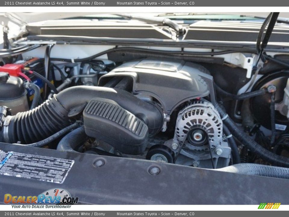 2011 Chevrolet Avalanche LS 4x4 Summit White / Ebony Photo #20