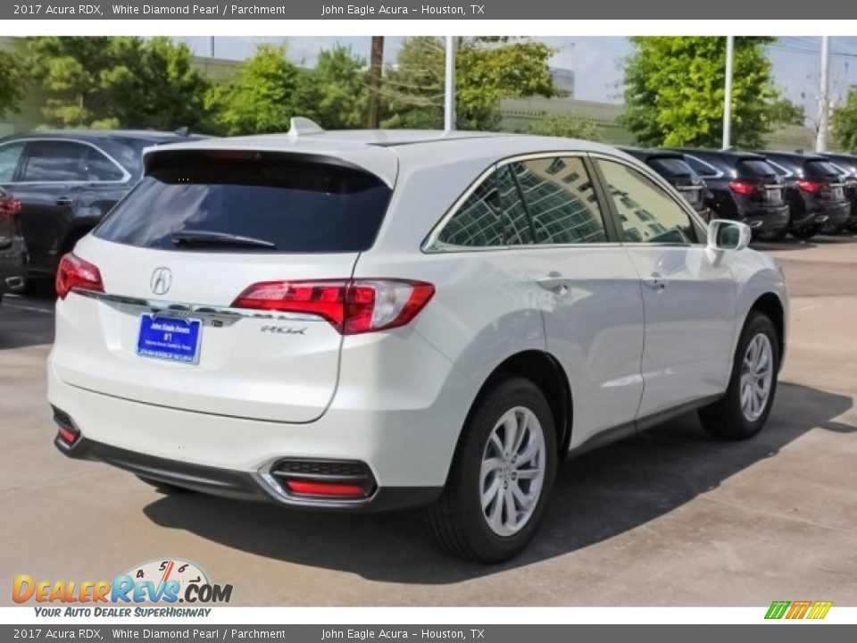 2017 Acura RDX White Diamond Pearl / Parchment Photo #7