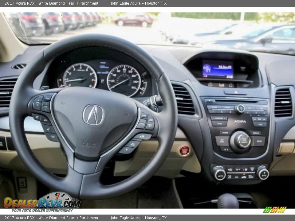 2017 Acura RDX White Diamond Pearl / Parchment Photo #9