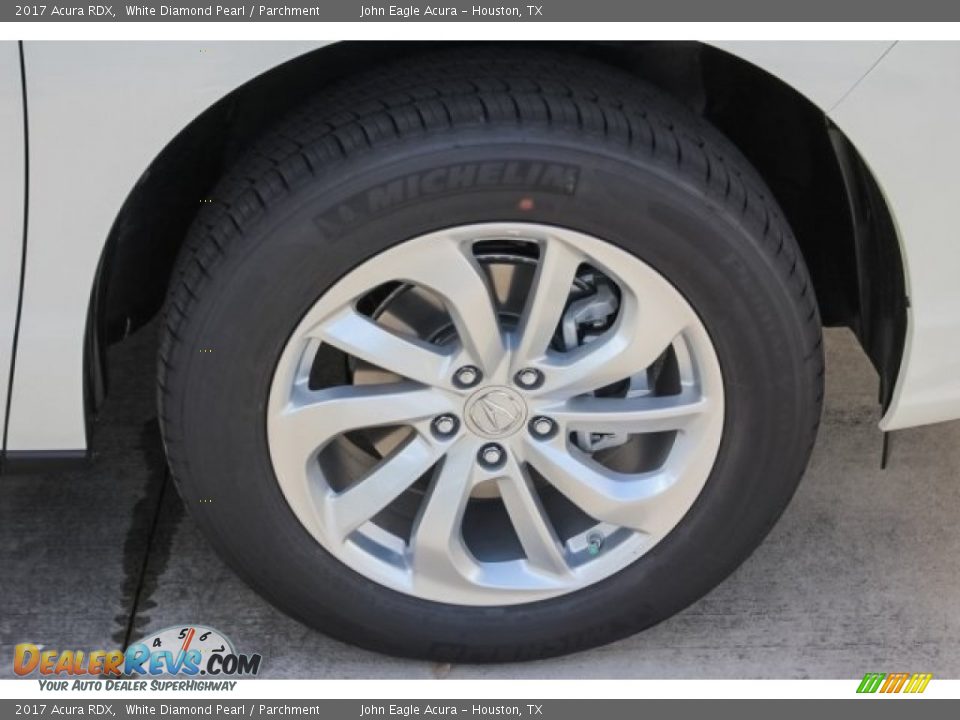 2017 Acura RDX White Diamond Pearl / Parchment Photo #10