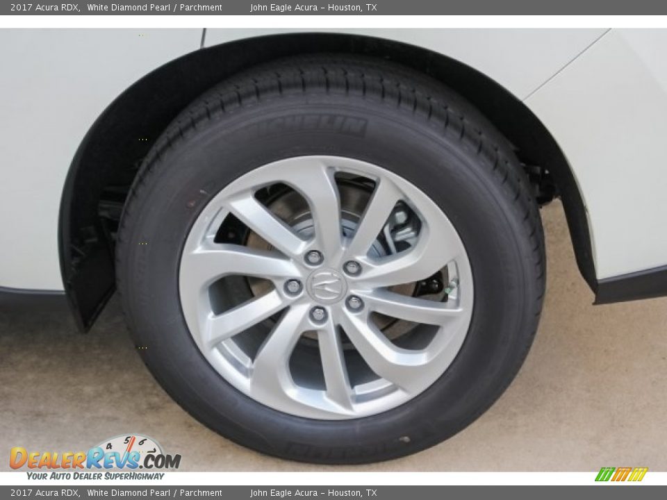 2017 Acura RDX White Diamond Pearl / Parchment Photo #12