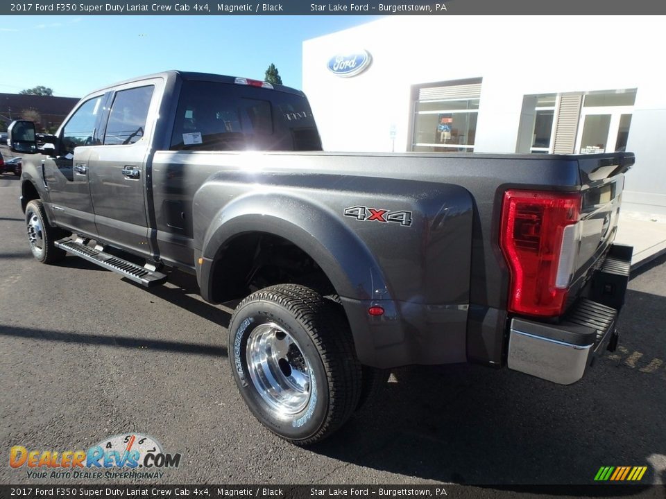 2017 Ford F350 Super Duty Lariat Crew Cab 4x4 Magnetic / Black Photo #7
