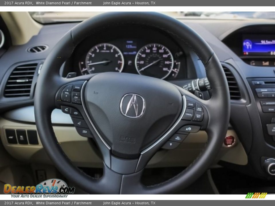 2017 Acura RDX White Diamond Pearl / Parchment Photo #29