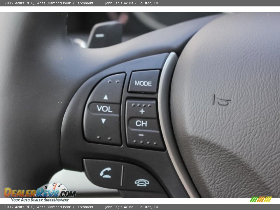 2017 Acura RDX White Diamond Pearl / Parchment Photo #30