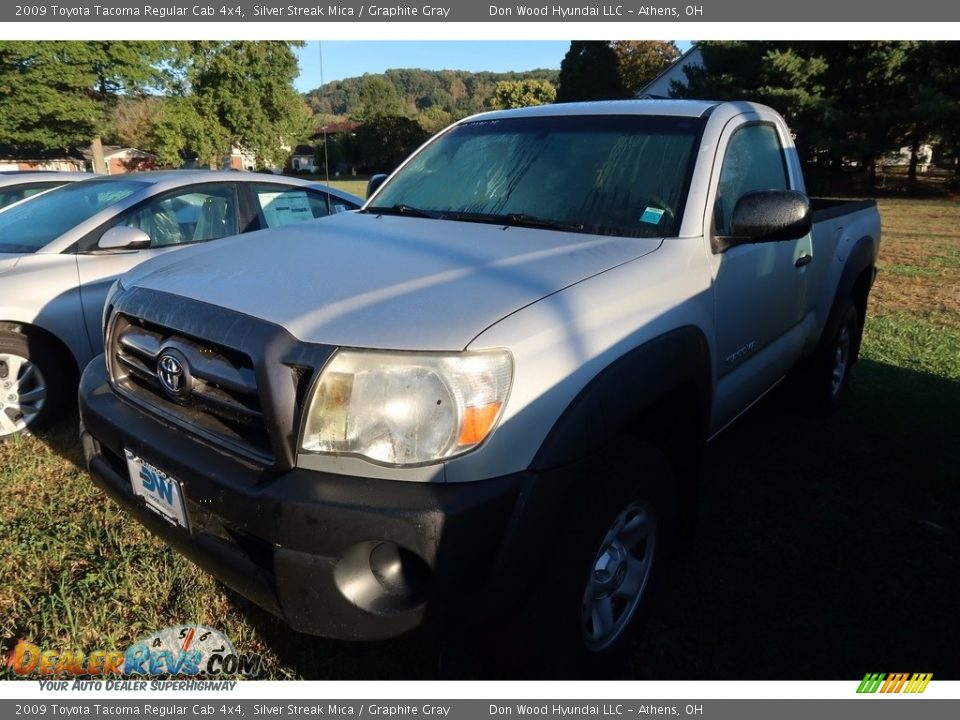 2009 Toyota Tacoma Regular Cab 4x4 Silver Streak Mica / Graphite Gray Photo #3