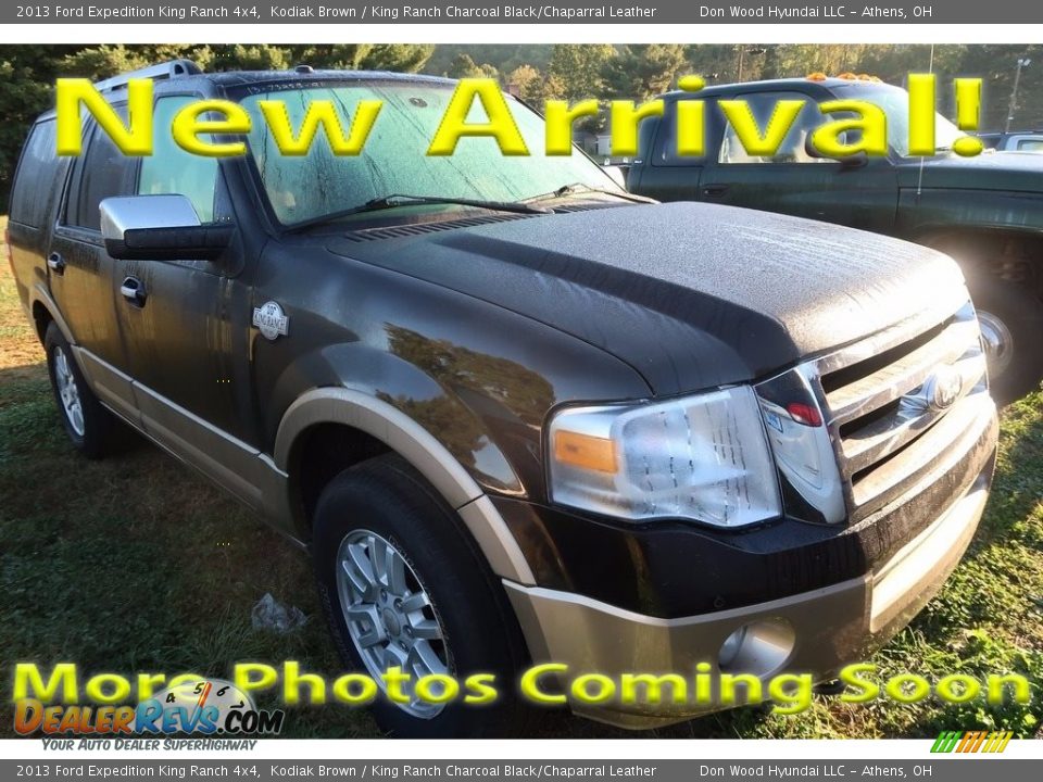 2013 Ford Expedition King Ranch 4x4 Kodiak Brown / King Ranch Charcoal Black/Chaparral Leather Photo #1