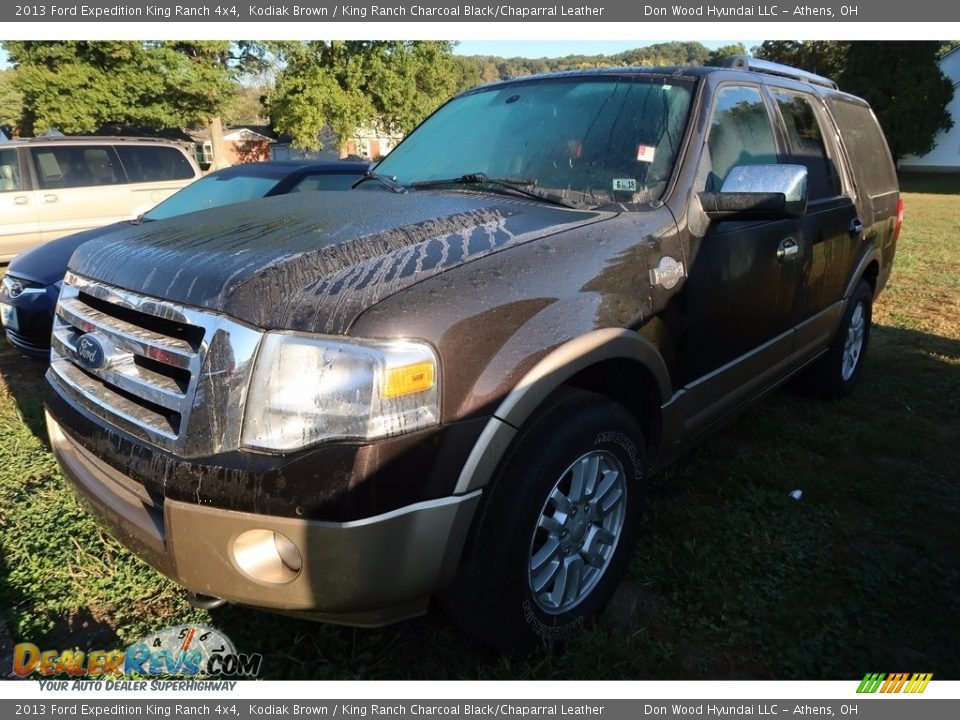 2013 Ford Expedition King Ranch 4x4 Kodiak Brown / King Ranch Charcoal Black/Chaparral Leather Photo #3