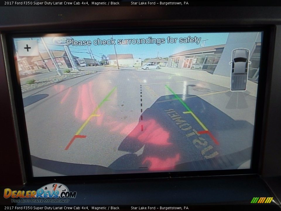 2017 Ford F350 Super Duty Lariat Crew Cab 4x4 Magnetic / Black Photo #18