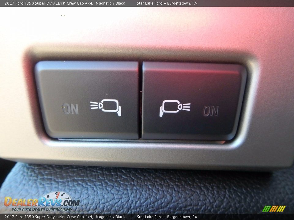 2017 Ford F350 Super Duty Lariat Crew Cab 4x4 Magnetic / Black Photo #19