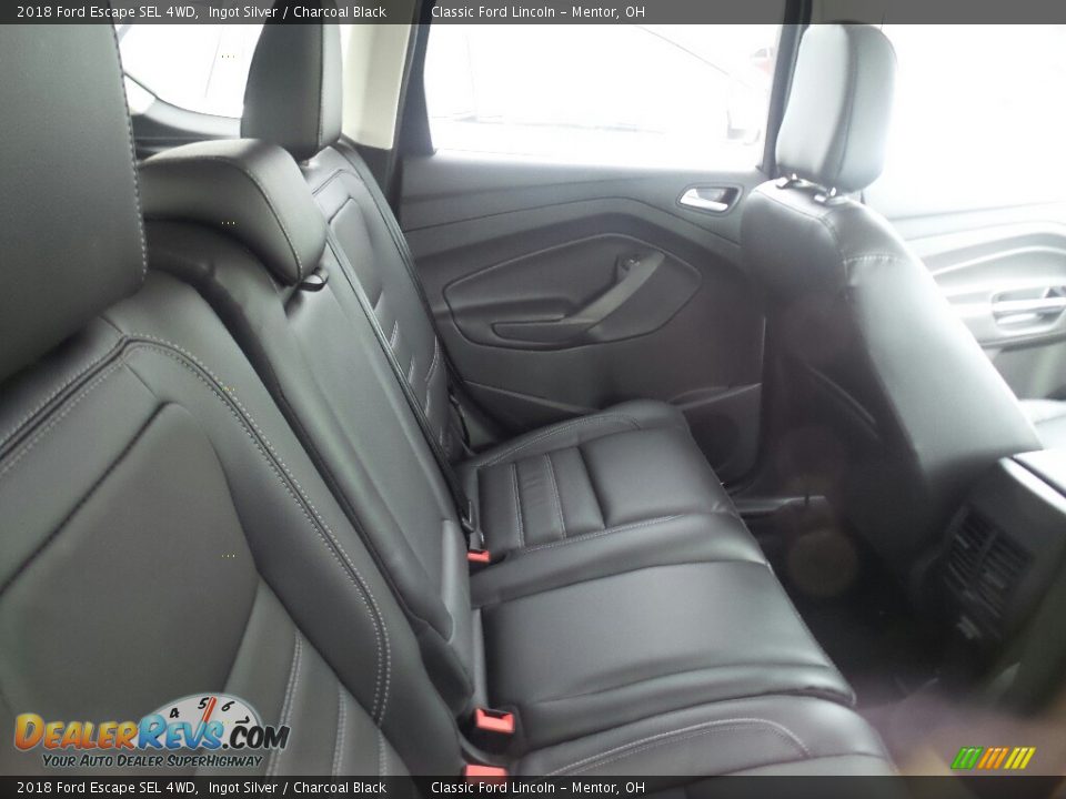 2018 Ford Escape SEL 4WD Ingot Silver / Charcoal Black Photo #4