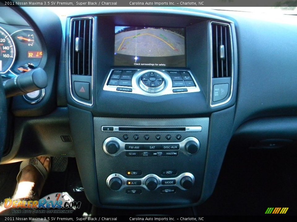 2011 Nissan Maxima 3.5 SV Premium Super Black / Charcoal Photo #15