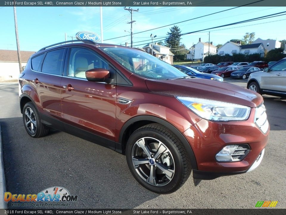 2018 Ford Escape SEL 4WD Cinnamon Glaze / Medium Light Stone Photo #3