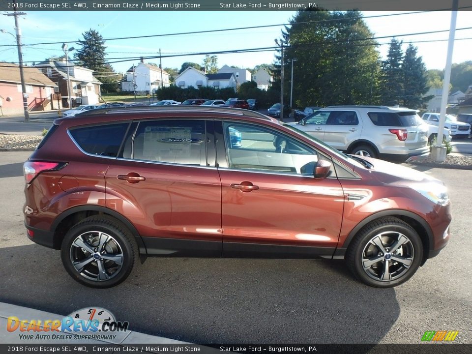 2018 Ford Escape SEL 4WD Cinnamon Glaze / Medium Light Stone Photo #4