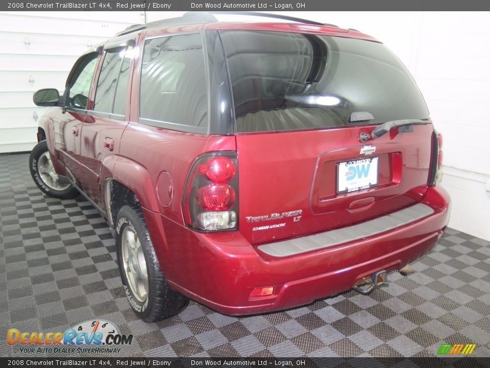2008 Chevrolet TrailBlazer LT 4x4 Red Jewel / Ebony Photo #7