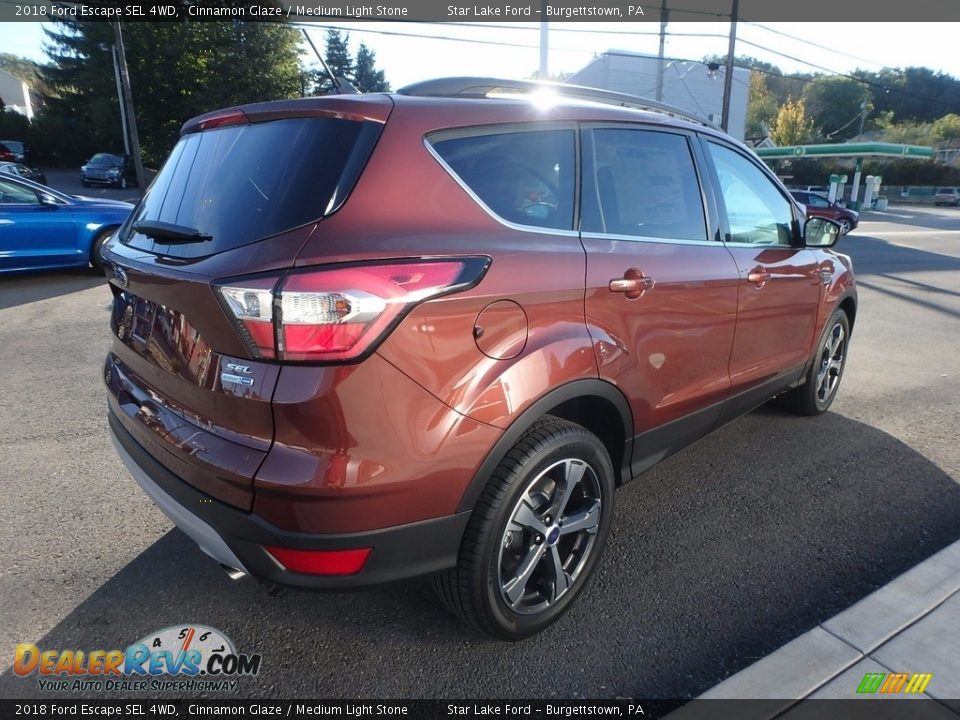 2018 Ford Escape SEL 4WD Cinnamon Glaze / Medium Light Stone Photo #5