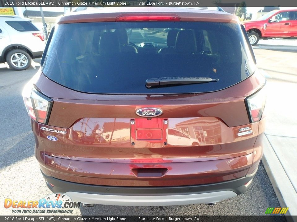 2018 Ford Escape SEL 4WD Cinnamon Glaze / Medium Light Stone Photo #7